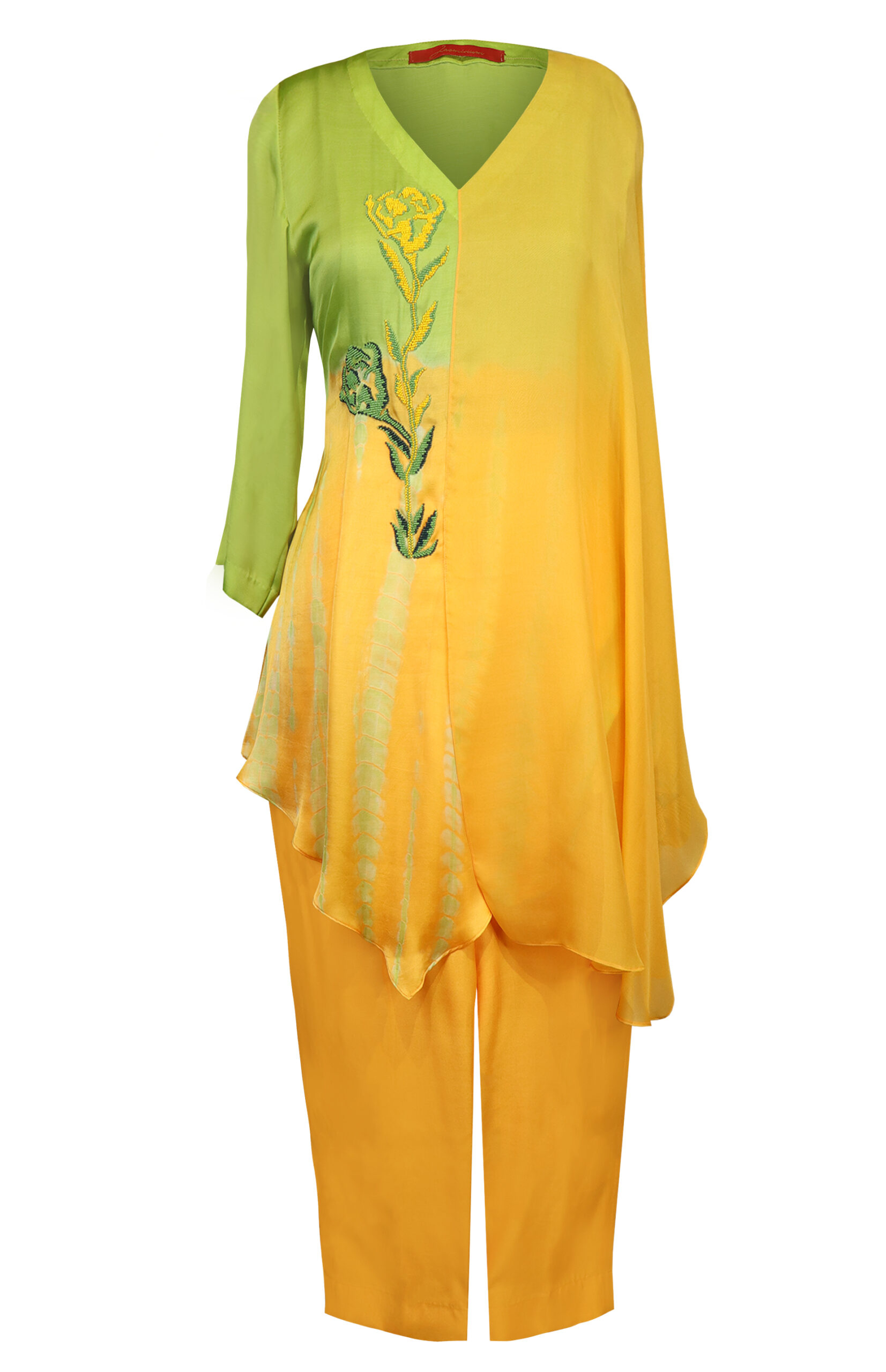 Yellow Batwing Co-ord Set