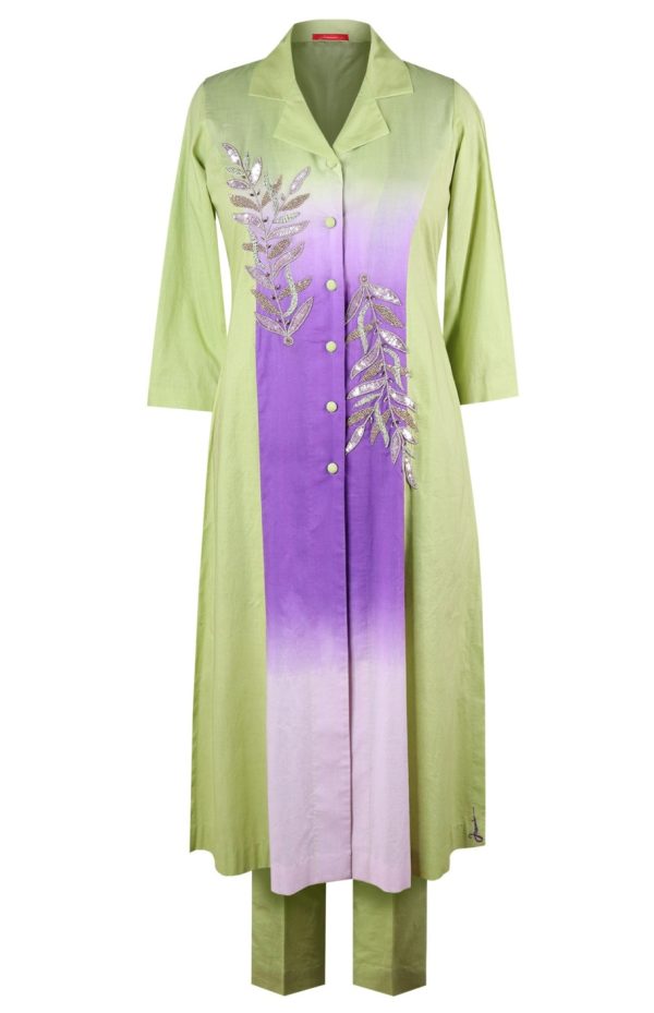 Ombré Mul Kurta Set